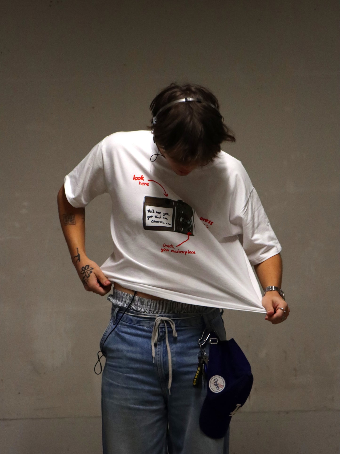 Blairs Camera oversized t-shirt