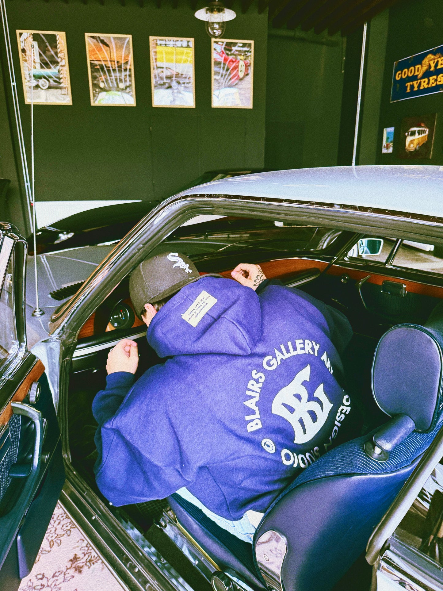 BG Blairs Navy Hoodie