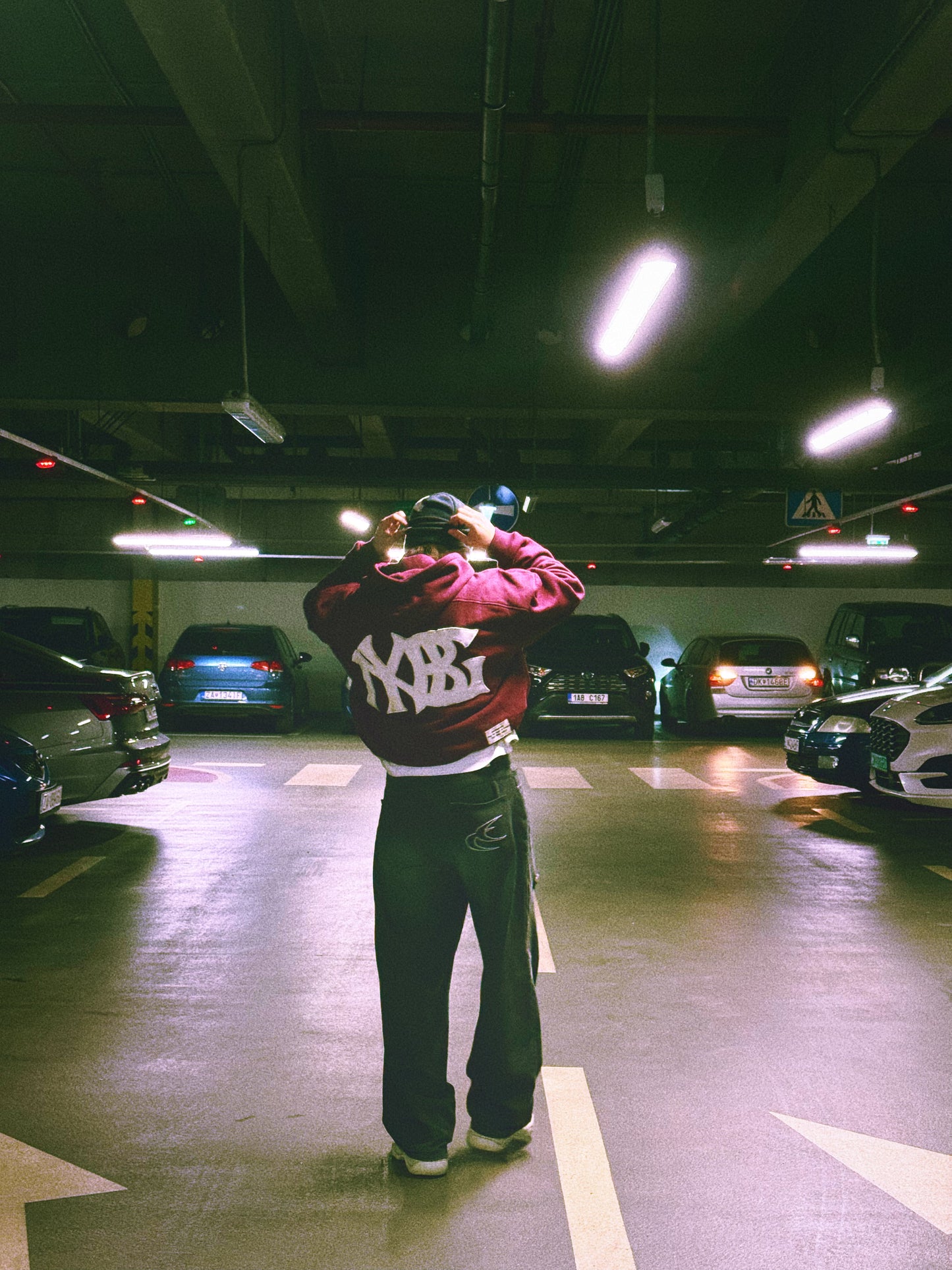 New York Blairs Burgundy Hoodie