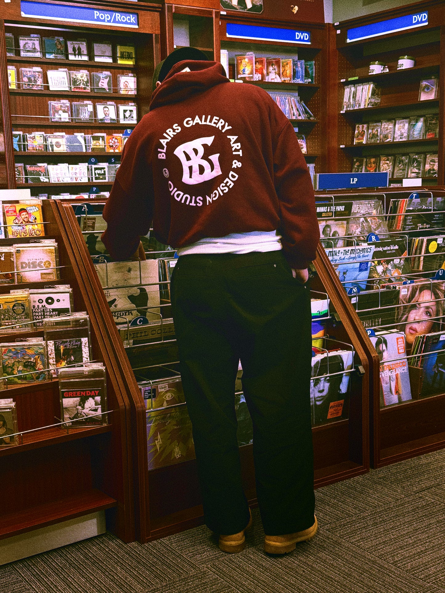 BG Blairs Burgundy Hoodie