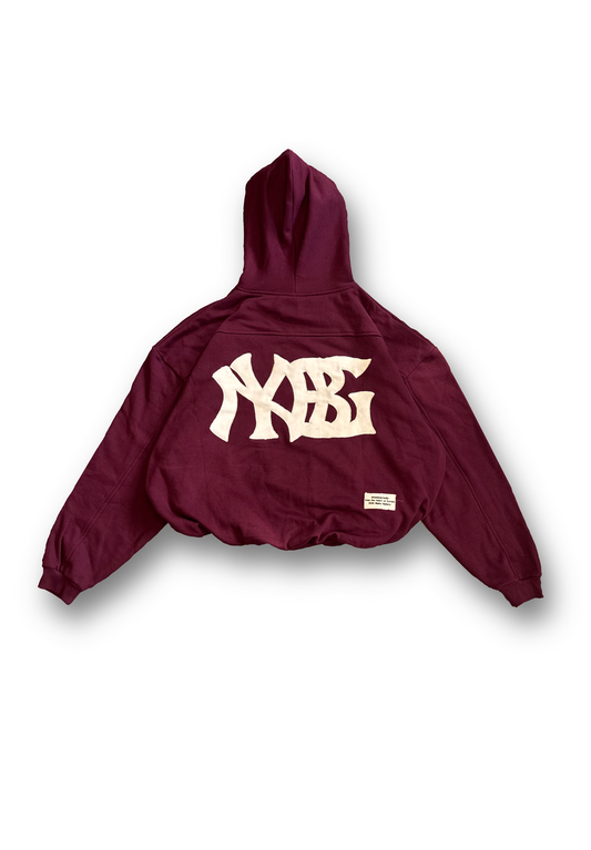 New York Blairs Burgundy Hoodie