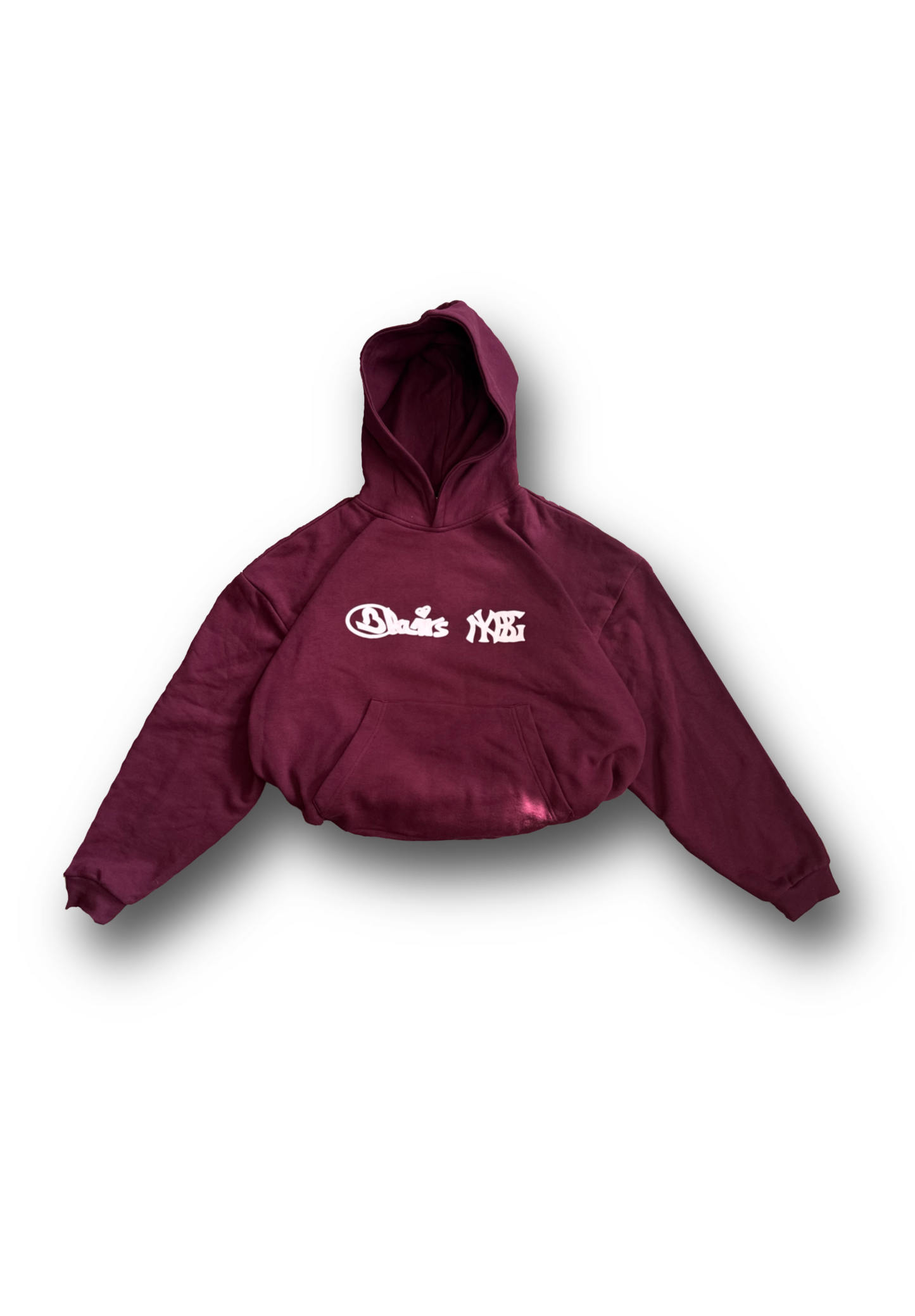New York Blairs Burgundy Hoodie