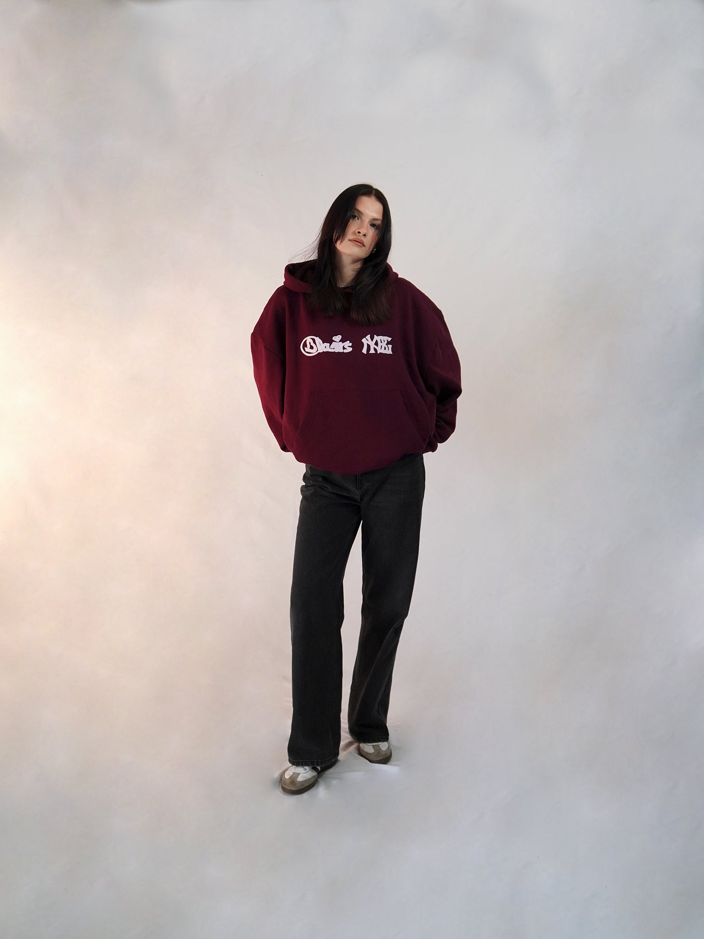 New York Blairs Burgundy Hoodie